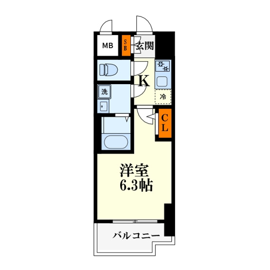 【間取り】 | エステムコート新大阪XⅦベイス
