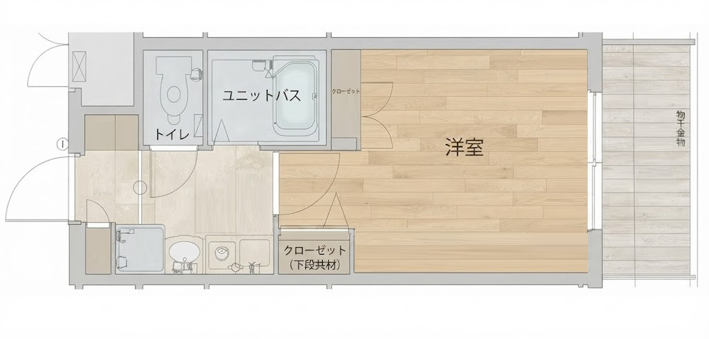 ラナップスクエア上本町の間取り