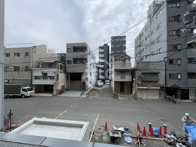 プレサンス芦原橋ヴィブラスの駐車場|プレサンス芦原橋ヴィブラス　眺望