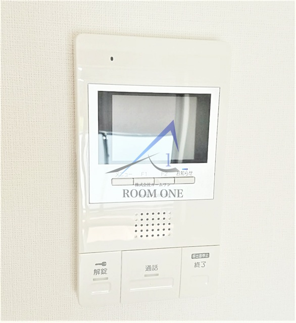 Twin　Square　Ⅱのセキュリティ|モニター付きインターホンです。