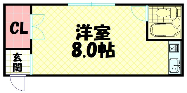 【間取り】 | エイトビル江戸堀