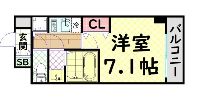 【間取り】 | エスリード阿波座ノースプレイス