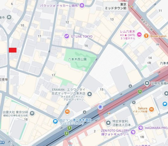 【地図】 | 港区六本木７丁目ビル 