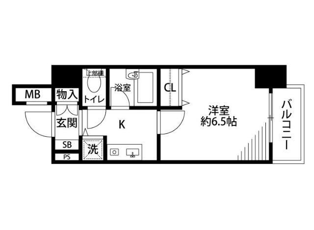 メインステージ神田佐久間町の間取り|間取りです。