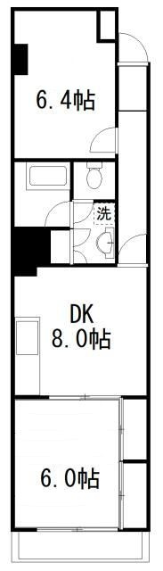 金桜堂ビルの間取り|間取りです。