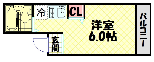 【間取り】 | プレミール北堀江