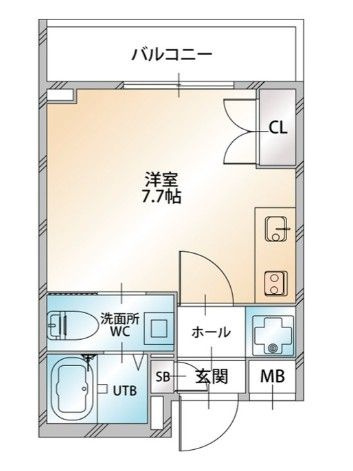 ヴィサージュ東日暮里の間取り|間取りです。