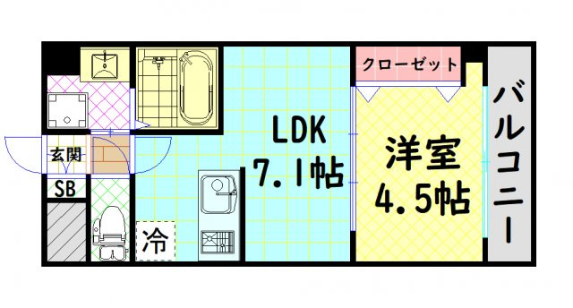 【間取り】 | グランロード立売堀