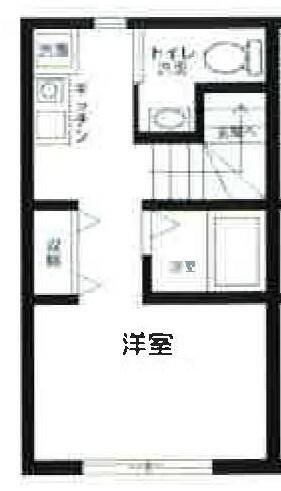 ＲＯＷ　ＨＯＵＳＥ　大崎の間取り|間取りです。