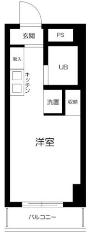 スカイコート川崎第２の間取り|間取りです。