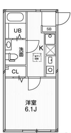 ルクール平和台の間取り|間取りです。