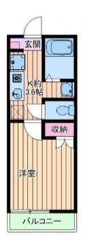 オーデクレールの間取り|間取りです。