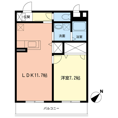 CREA湘南の間取り