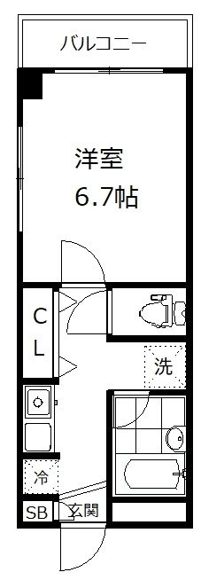 殿山IVYの間取り|間取りです。