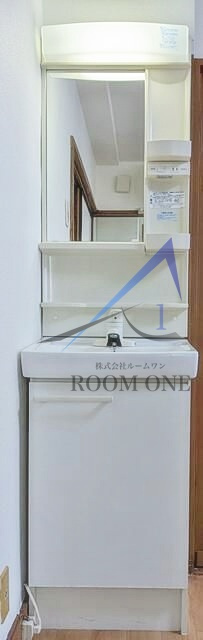 五反田マンションの洗面所|洗面台です。