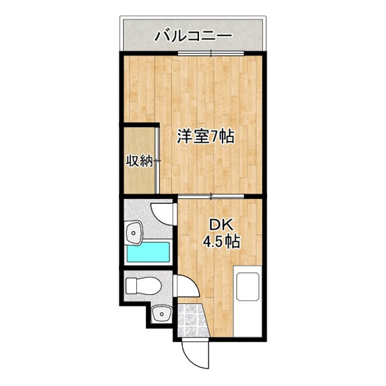【間取り】 | サンハイツ田宮A棟