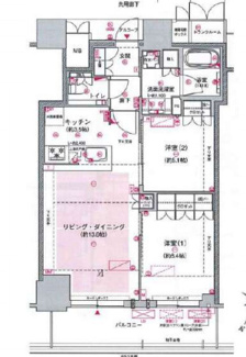 【間取り】 | ジオタワー大阪十三　十三小学校 | ジオタワー十三　間取り