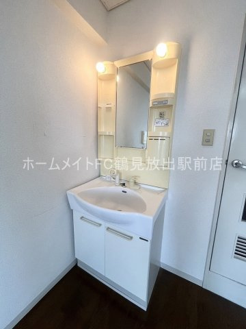 東大阪市西堤２丁目の賃貸マンションの独立洗面台