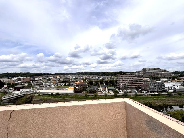 共用廊下からの眺望
