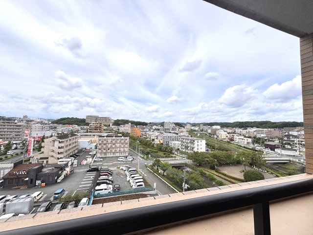 8階からの開放的な眺望です