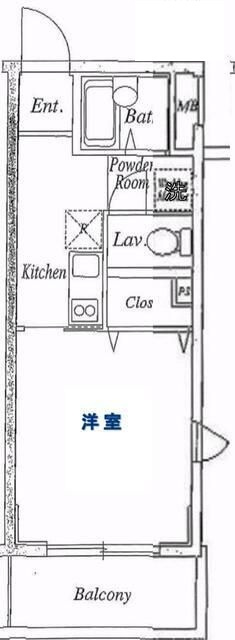グレイスコート武蔵小杉の間取り|間取りです。