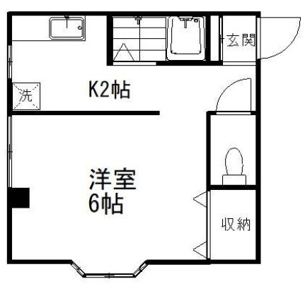 NOVAハイツ旗の台の間取り|間取りです。