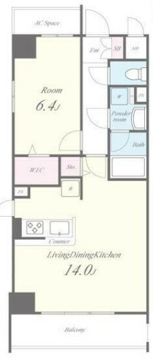 Ｎ’ｓ　ＰＡＲＫ　Ｒｅｓｉｄｅｎｃｅ　高田馬場の間取り|間取りです。