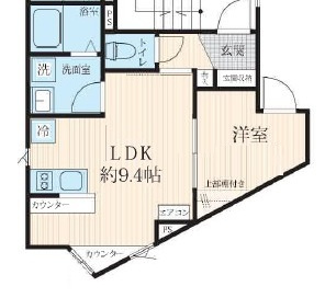 ヴァンガードハイツ上板橋の間取り|間取りです。