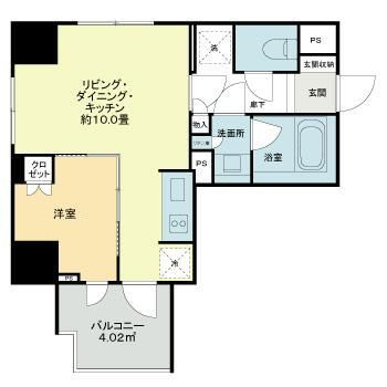 ライオンズ東向島ミレスの間取り|間取りです。