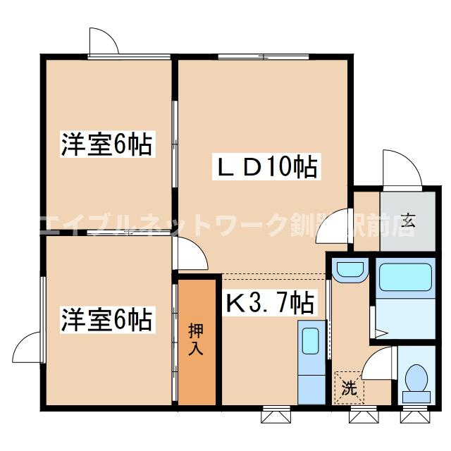 第３すみれマンションの間取り