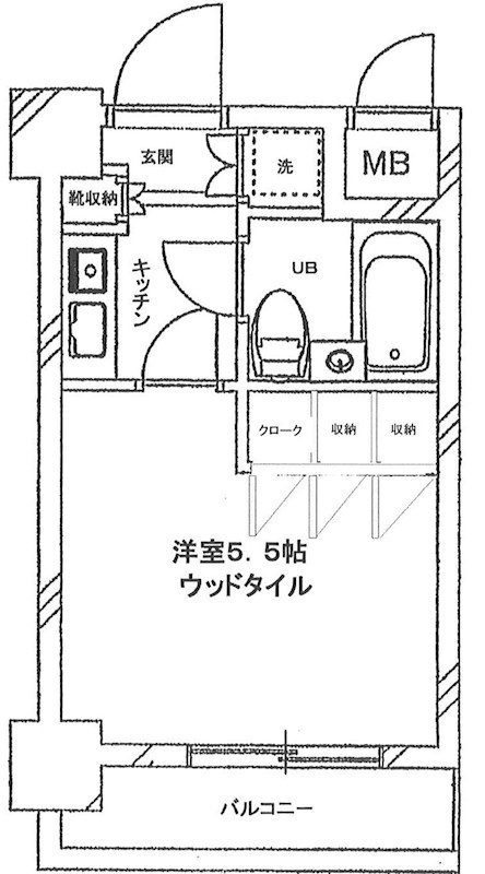 ＮＩＣアーバンスピリッツ横浜反町 の間取り|間取りです。