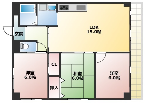 ピアグランデの間取り