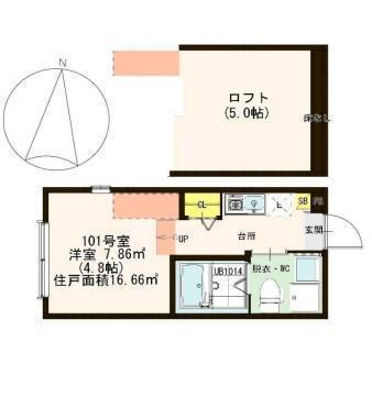 【間取り】 | ハーモニーテラス伊興Ⅱ