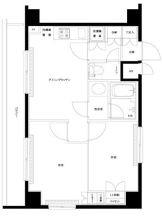 【間取り】 | ルーブル高田馬場弐番館 | 間取りです。