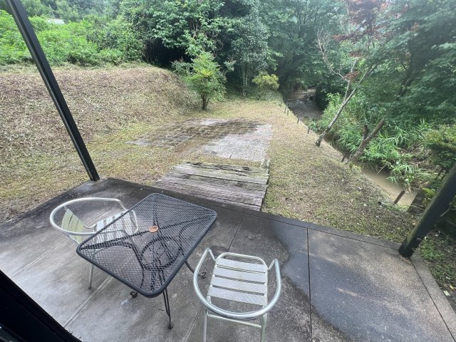 嘉麻市馬見　2階建　５LDKSの庭