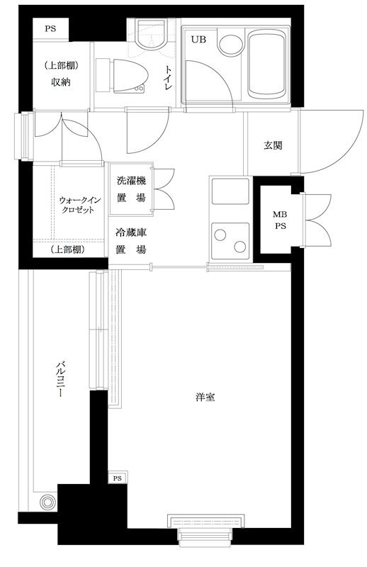 ルーブル蒲田弐番館 の間取り|間取りです。