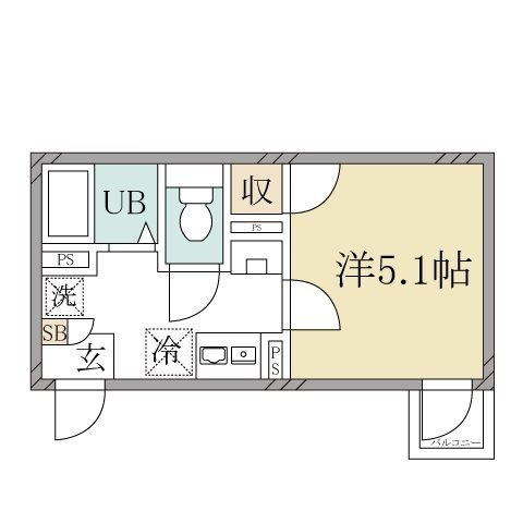Lilas Terrace 西糀谷の間取り|間取りです。