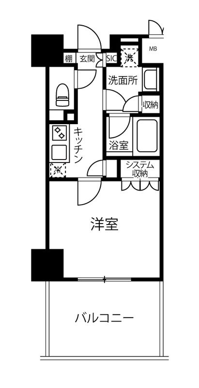 アンビシオンの間取り|間取りです。