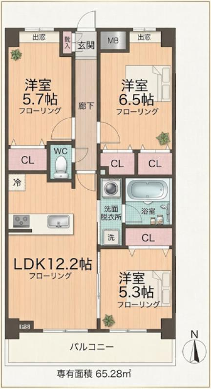 LA GRAN PRISMAの間取り