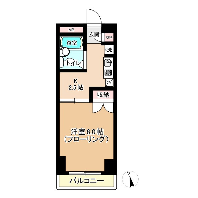 ライフイン玉川の間取り