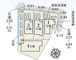 リーブルガーデン　岡崎市福岡町第２の区画図|ゆとりある区画設計で、家族全員の暮らしにフィットします。暮らしやすさを重視した区画です。									
									