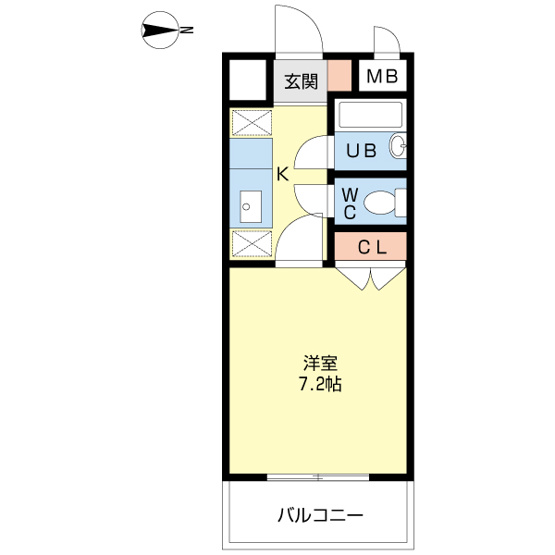 【間取り】 | アルウィンコート亀川