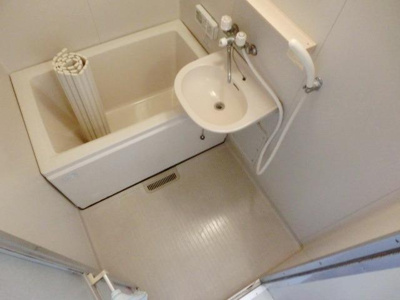 追焚き付のバスルーム