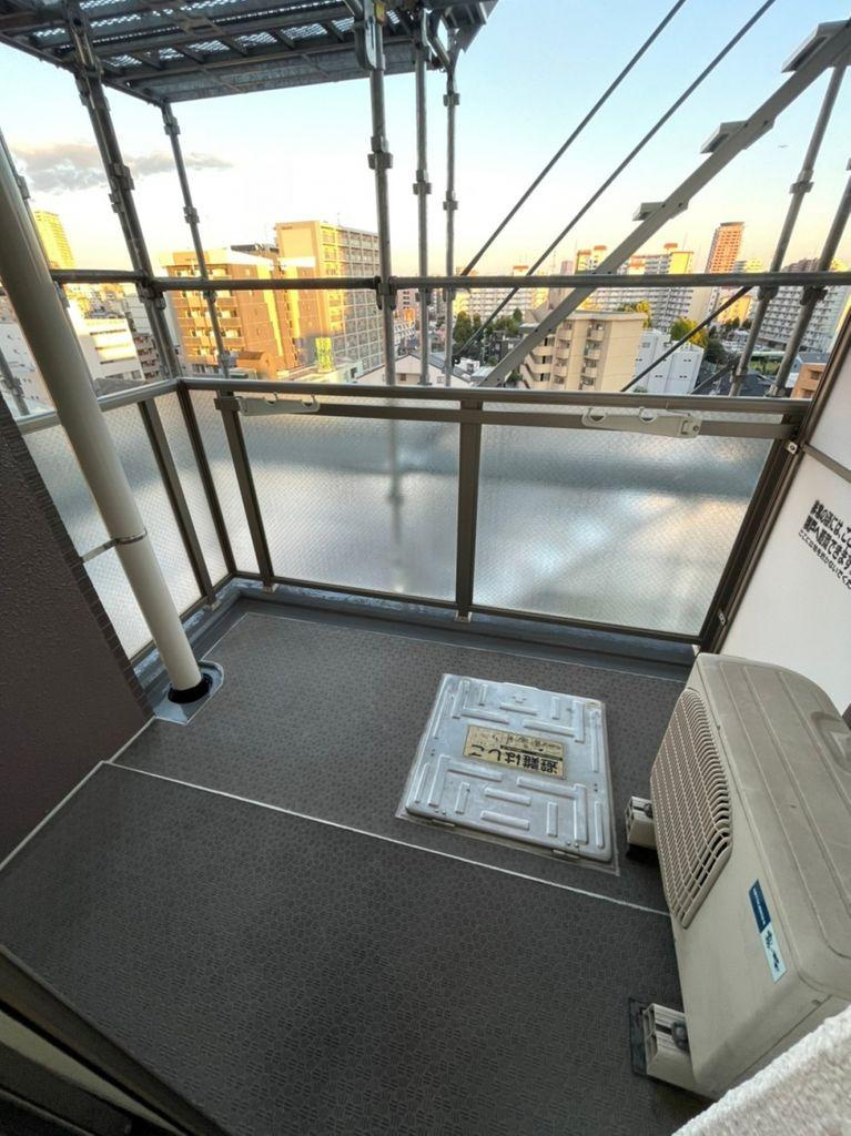 プレサンスmiu新栄　名古屋市賃貸　仲介手数料無料のバルコニー|バルコニー