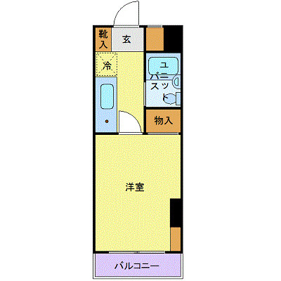 スカイコート大和の間取り
