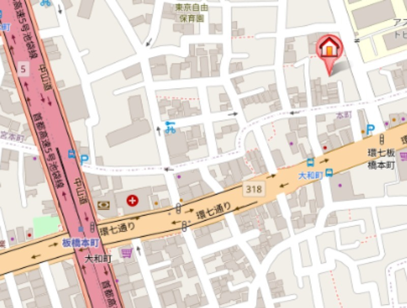 オーデクレールの地図