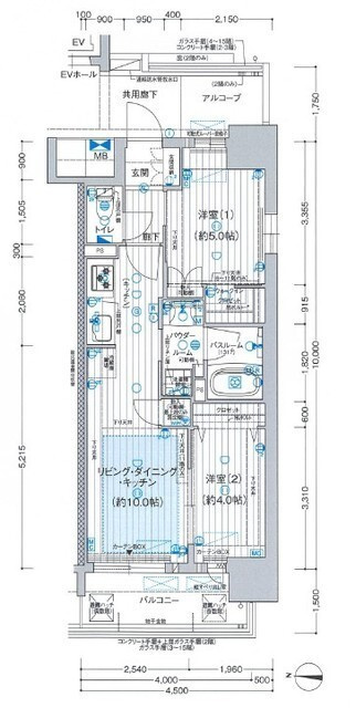プレサンス　レイズ　桜山　ＥＡＳＴの間取り