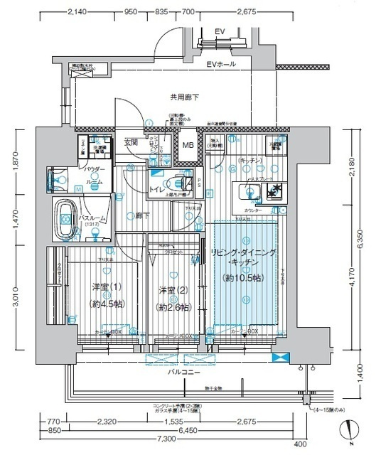 プレサンス　レイズ　千種今池Ⅱの間取り