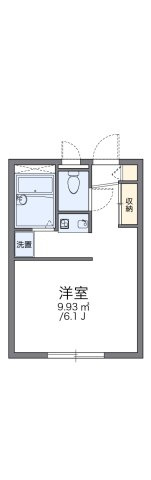 レオパレス駒が橋の間取り