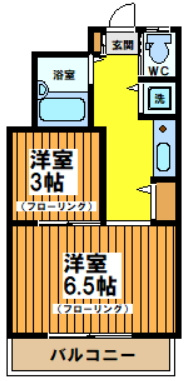 ジョイライフ桜上水の間取り
